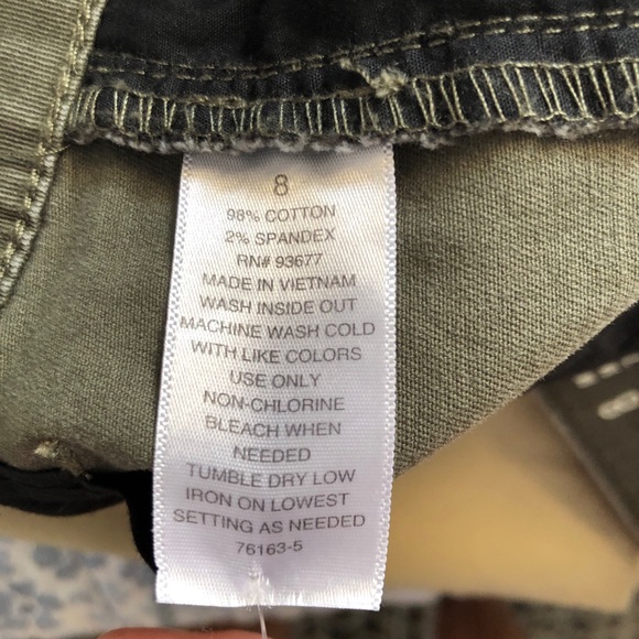 Olive green shorts. Size 8. New with tags. - Picture 4 of 4